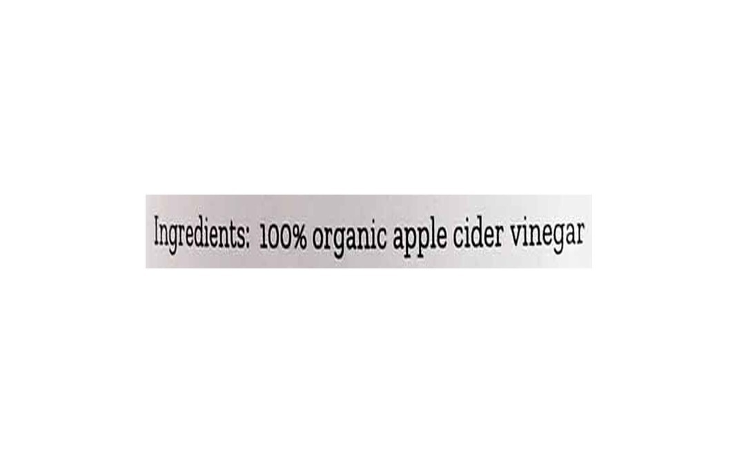 Conscious Food Apple Cider Vinegar (with mother) Organic   Glass Bottle  500 millilitre